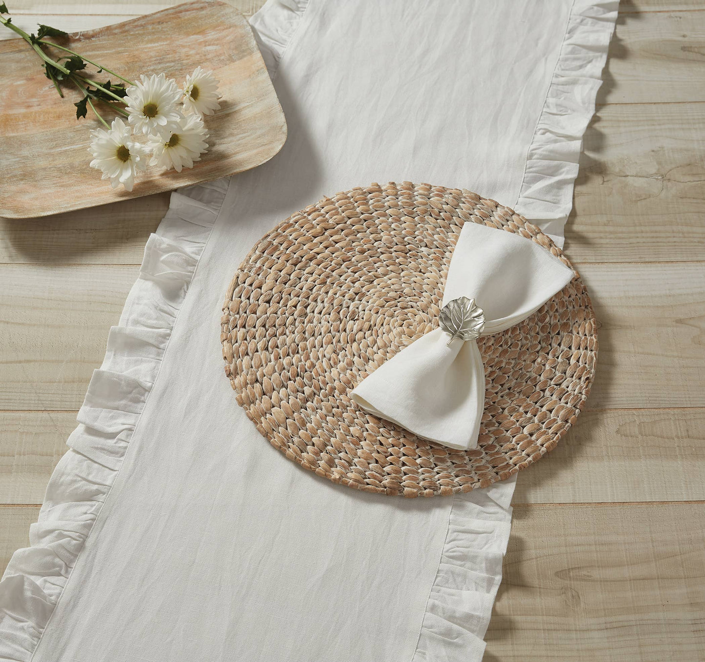 Braided Hyacinth Placemat Natural