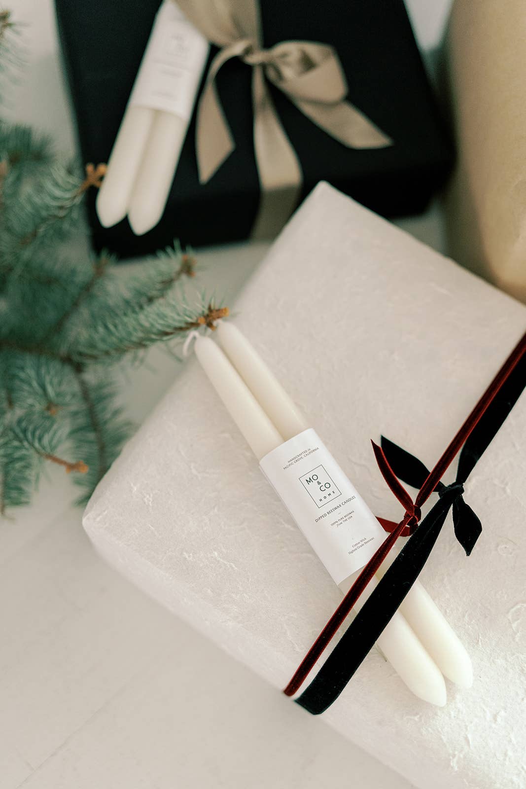 DIPPED BEESWAX TAPER CANDLE 10" - Shannan Bower Home