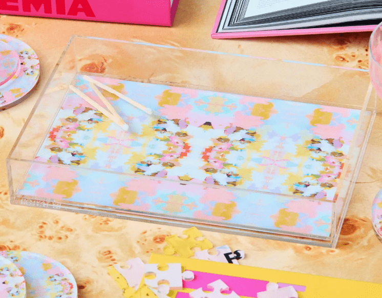 BROOKS AVENUE PINK TRAY - Shannan Bower Home