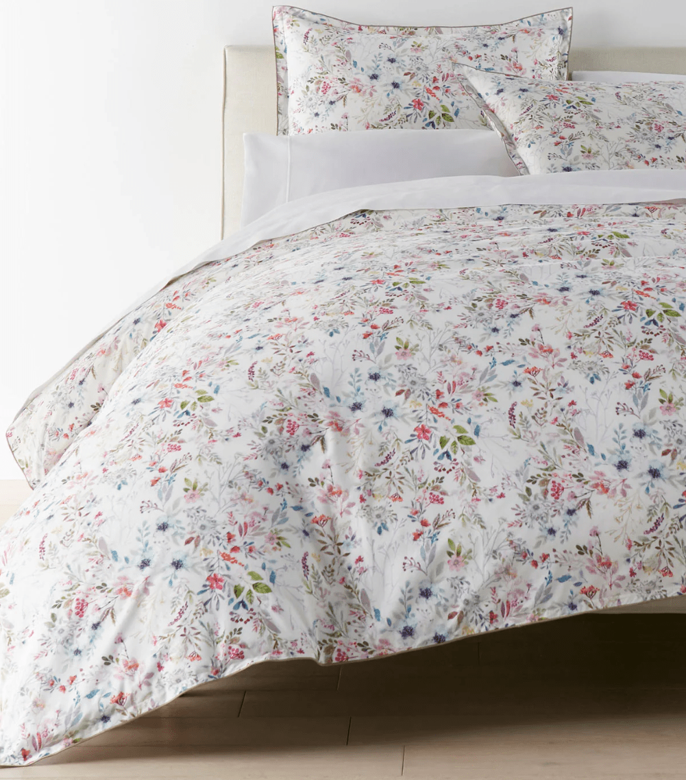 CHLOE FLORAL PERCALE DUVET COVER - Shannan Bower Home