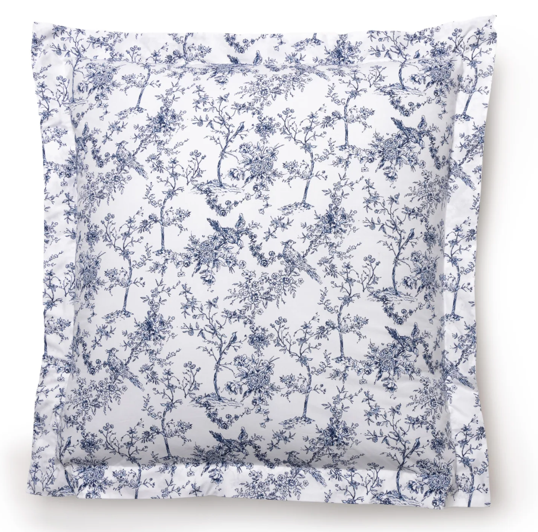 Navy Toile