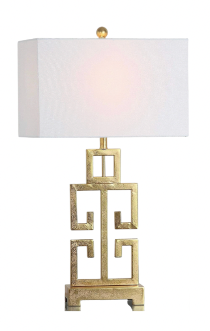 Greek Key Table Lamp