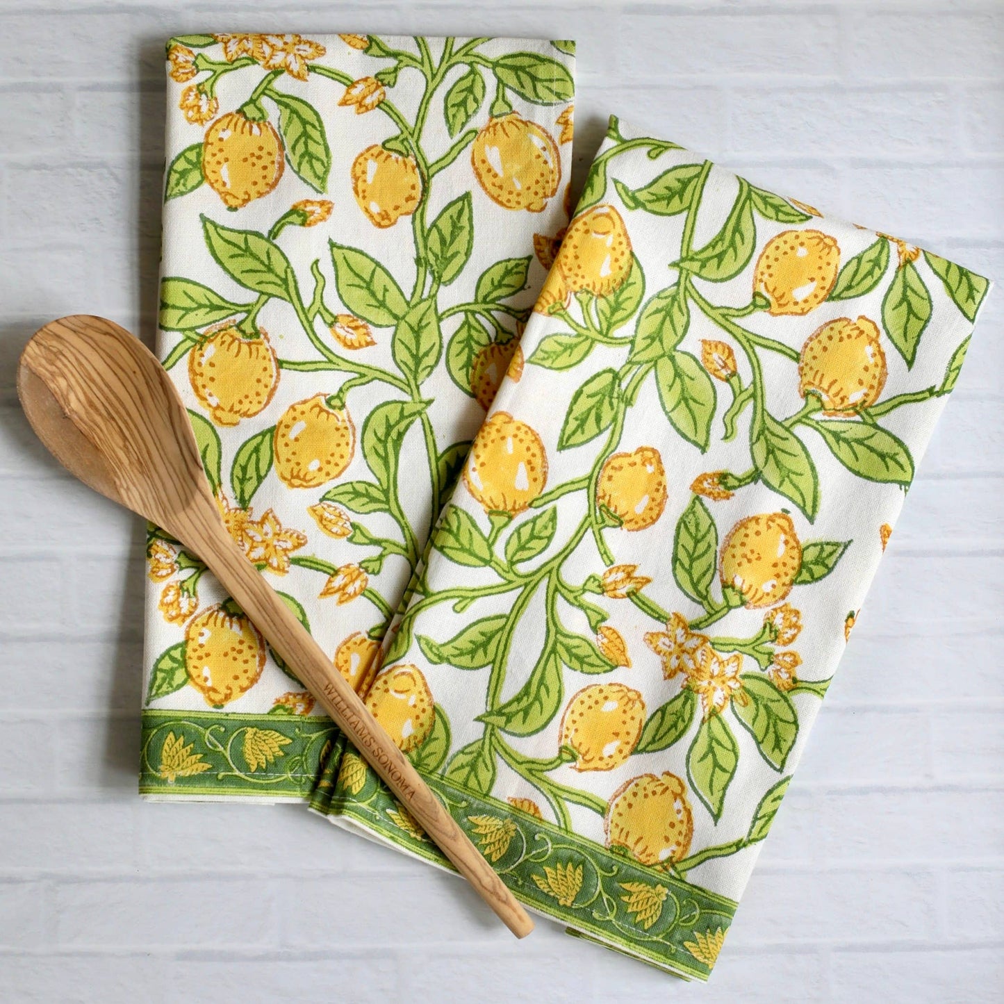LEMON KITCHEN TOWEL - Set of 2