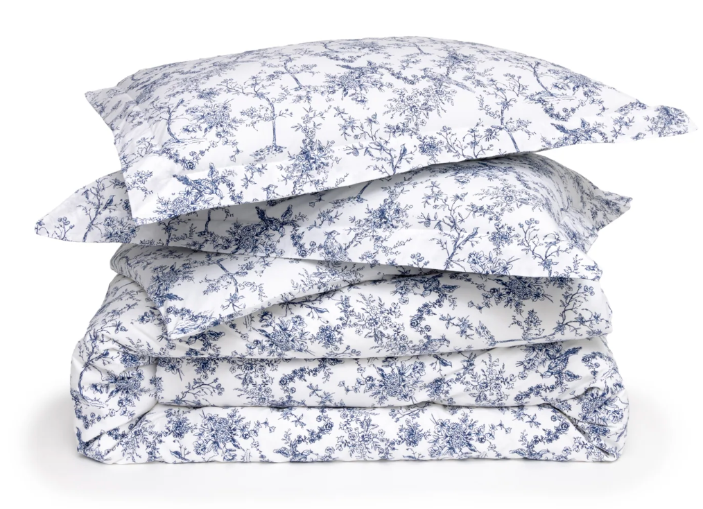 Navy Toile