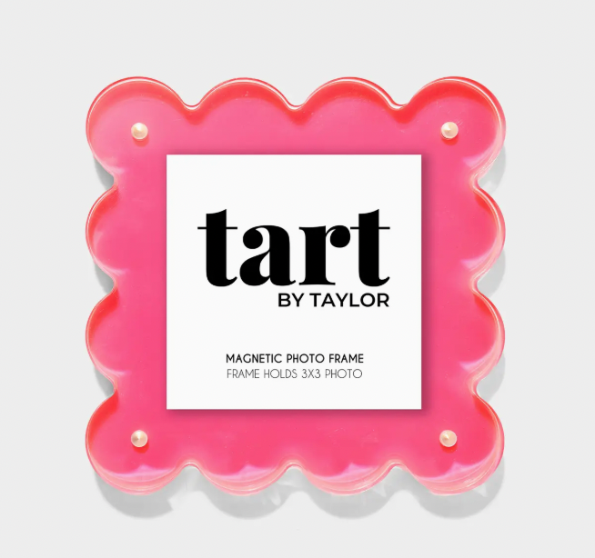 NEON PINK MINI ACRYLIC PICTURE FRAME