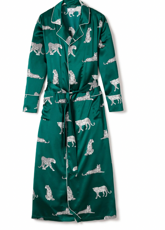 WOMEN'S SILK ROBE - Panthere De Luxe