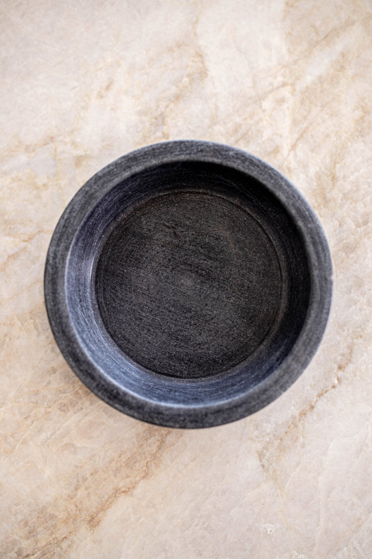 MARBLE DISH BRUSH HOLDER