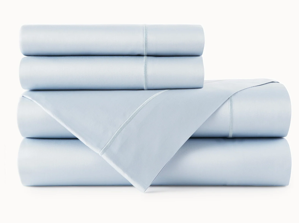 Sateen Barely Blue