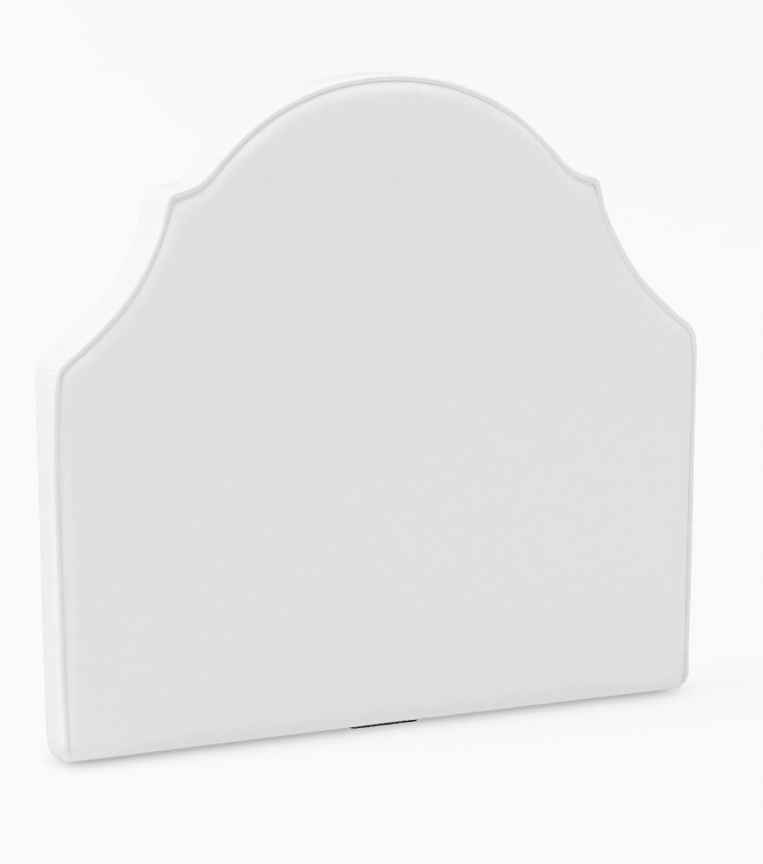 White Wall Mount Headboard