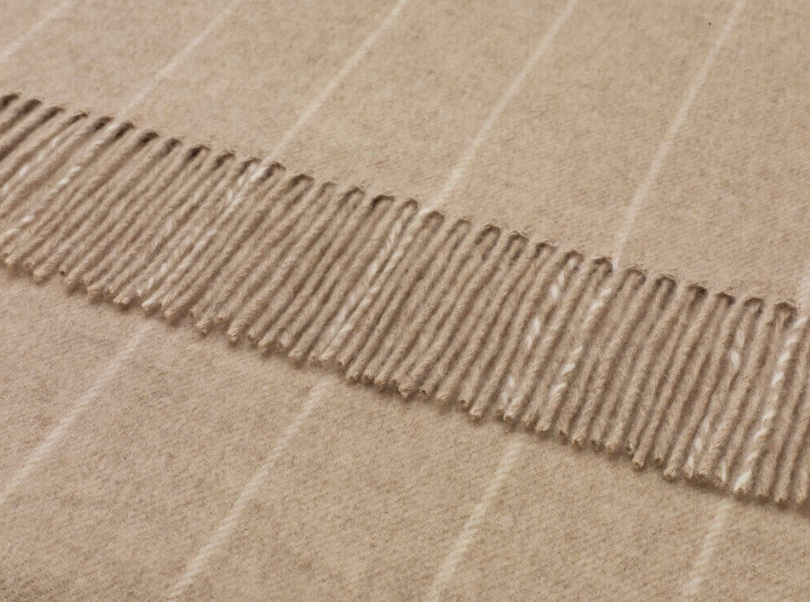 YVETTE MERINO LAMBSWOOL THROW