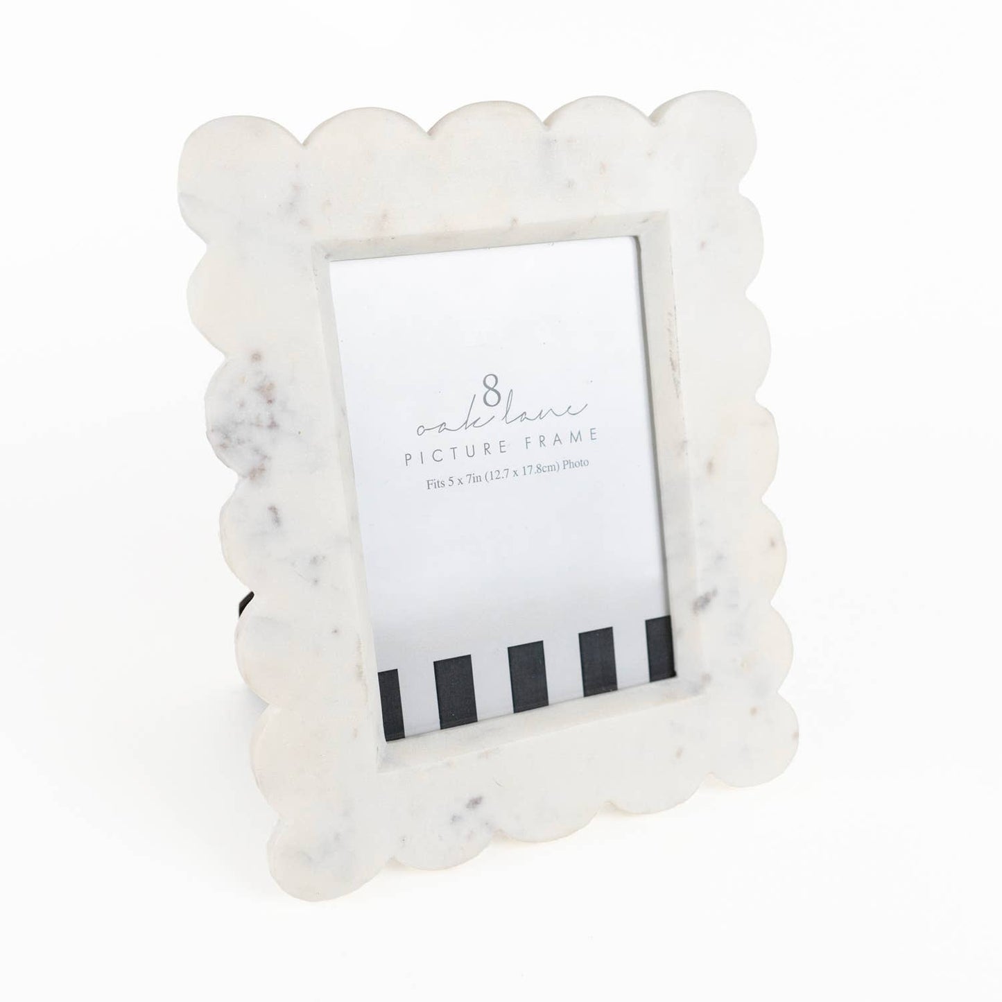 MARBLE SCALLOPED PICTURE FRAME