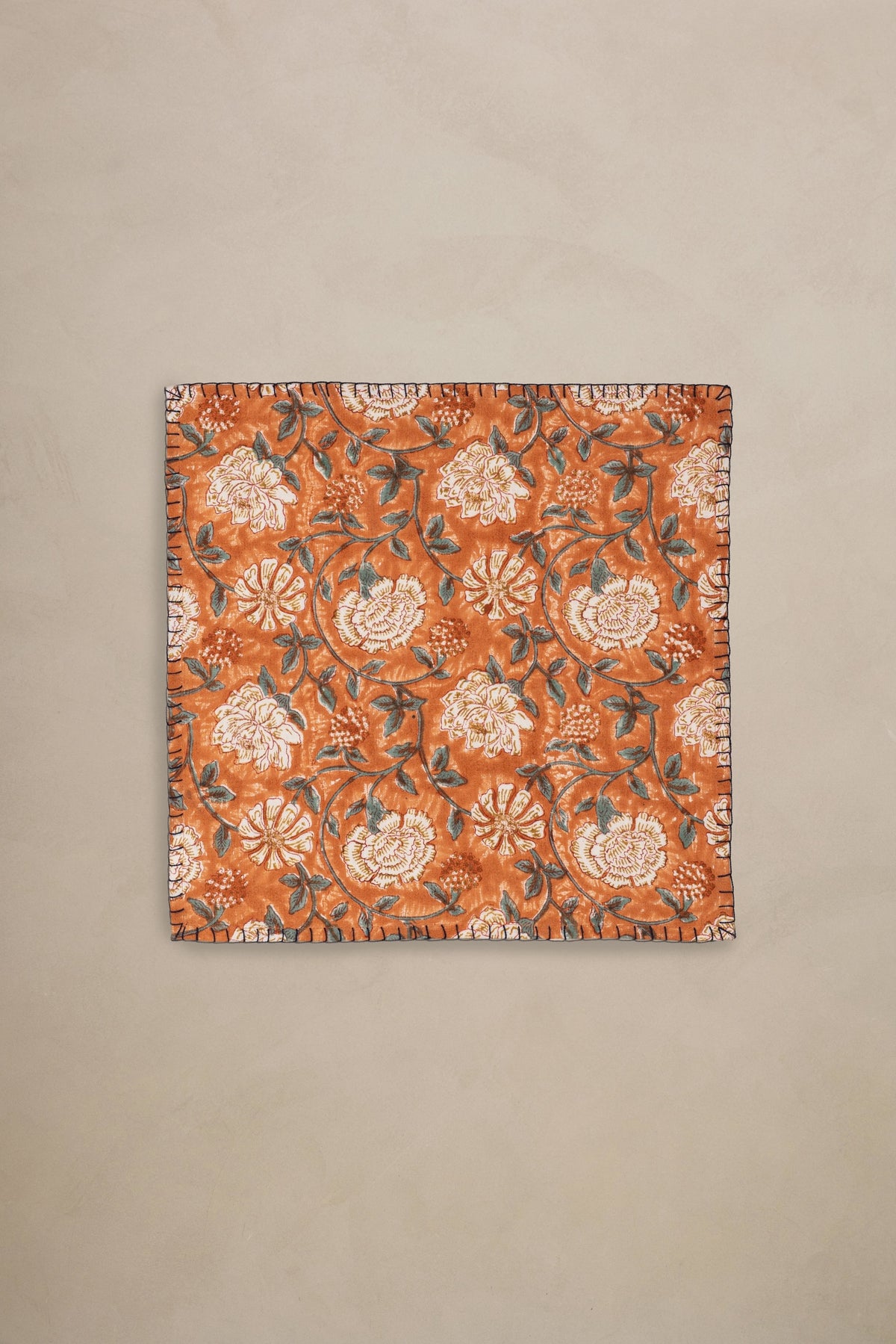 Orange Linen Napkins | S/2
