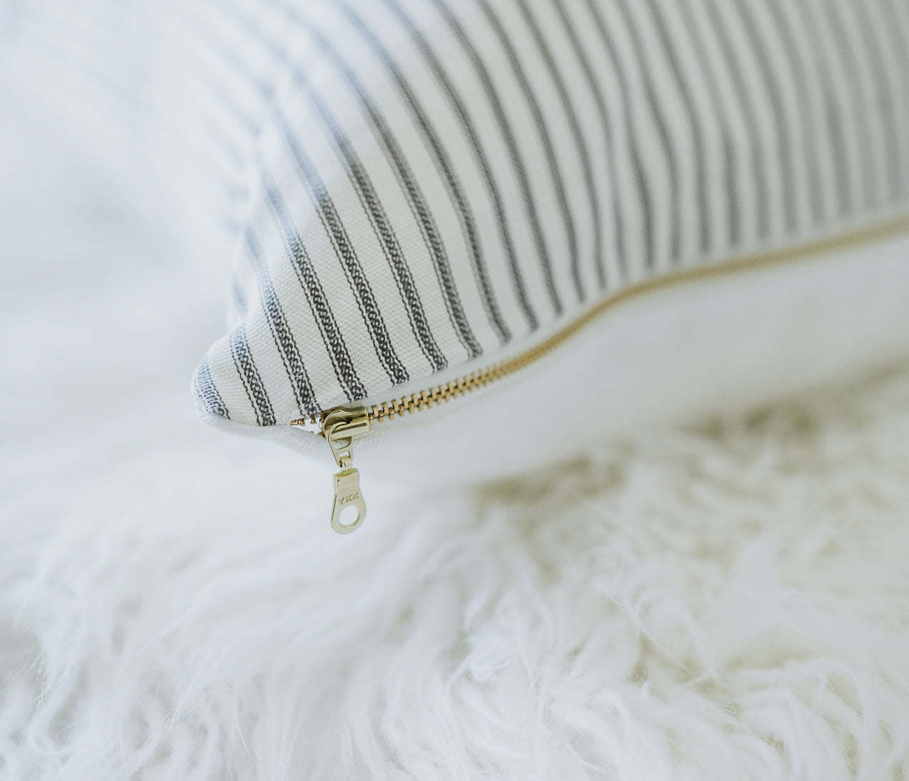 TICKING STRIPE PILLOW
