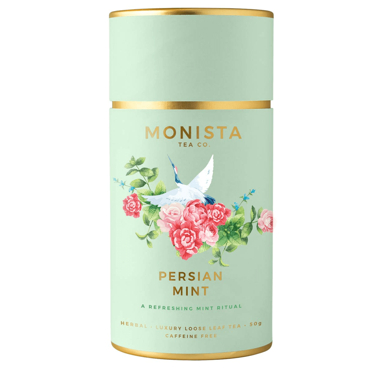 Luxury loose leaf tea Monista Tea collection tins in assorted flavors