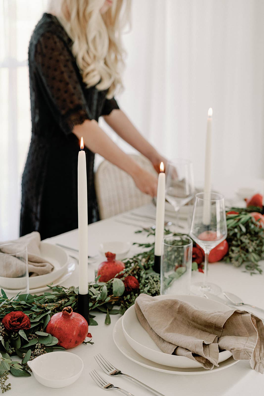 DIPPED BEESWAX TAPER CANDLE 10" - Shannan Bower Home