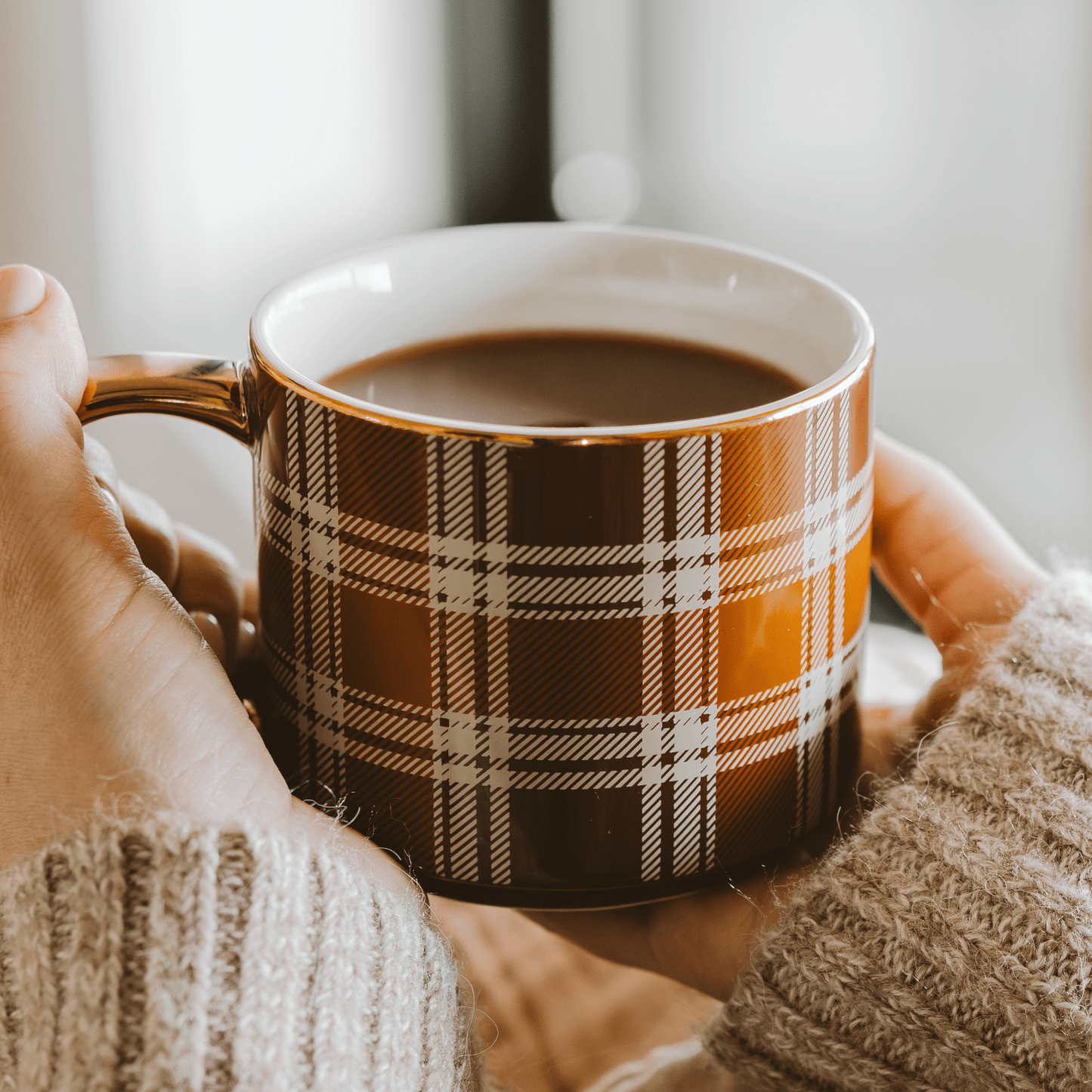 FALL PLAID COFFEE MUG - Shannan Bower Home