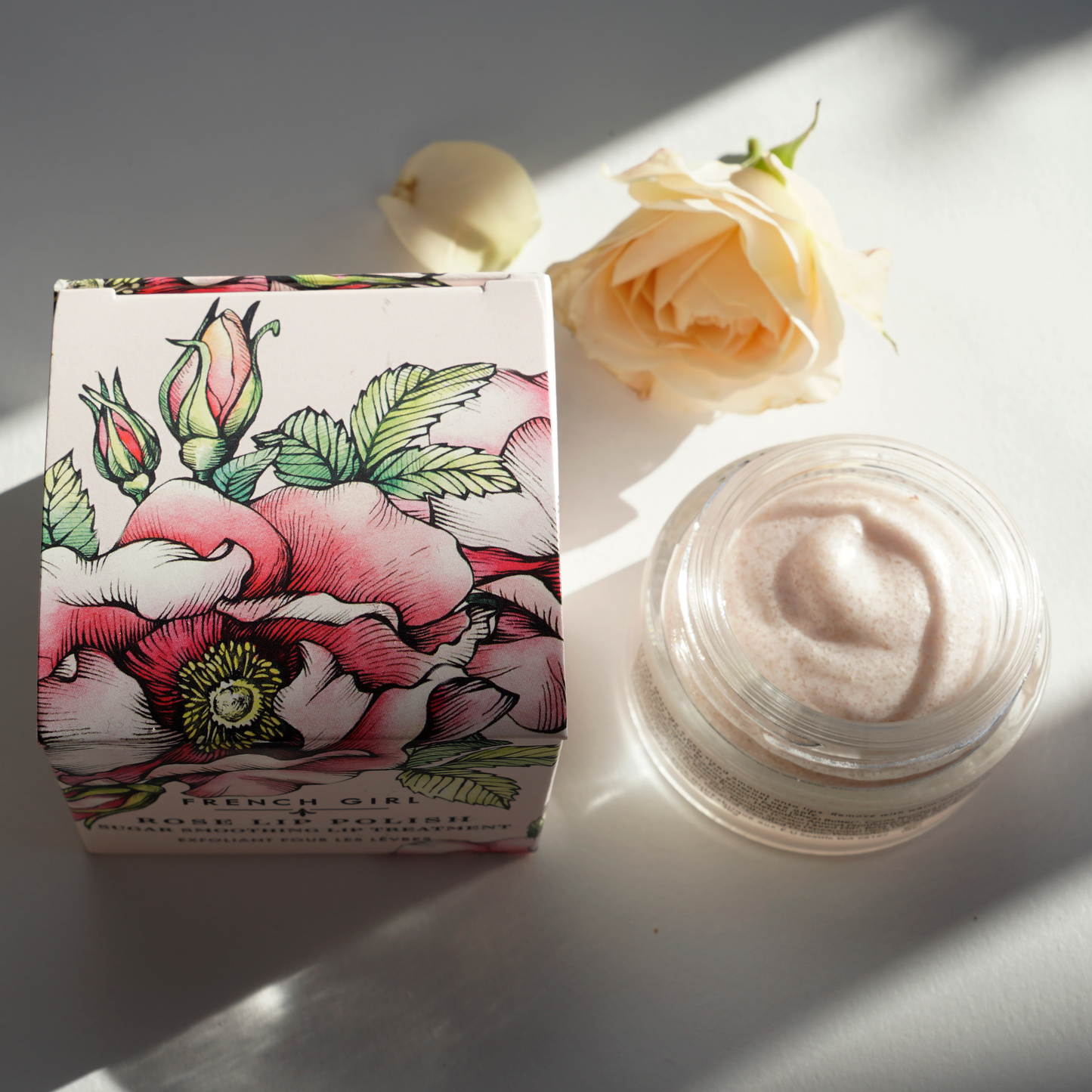 Organic Hydrating Rose Lip Polish & Scrub