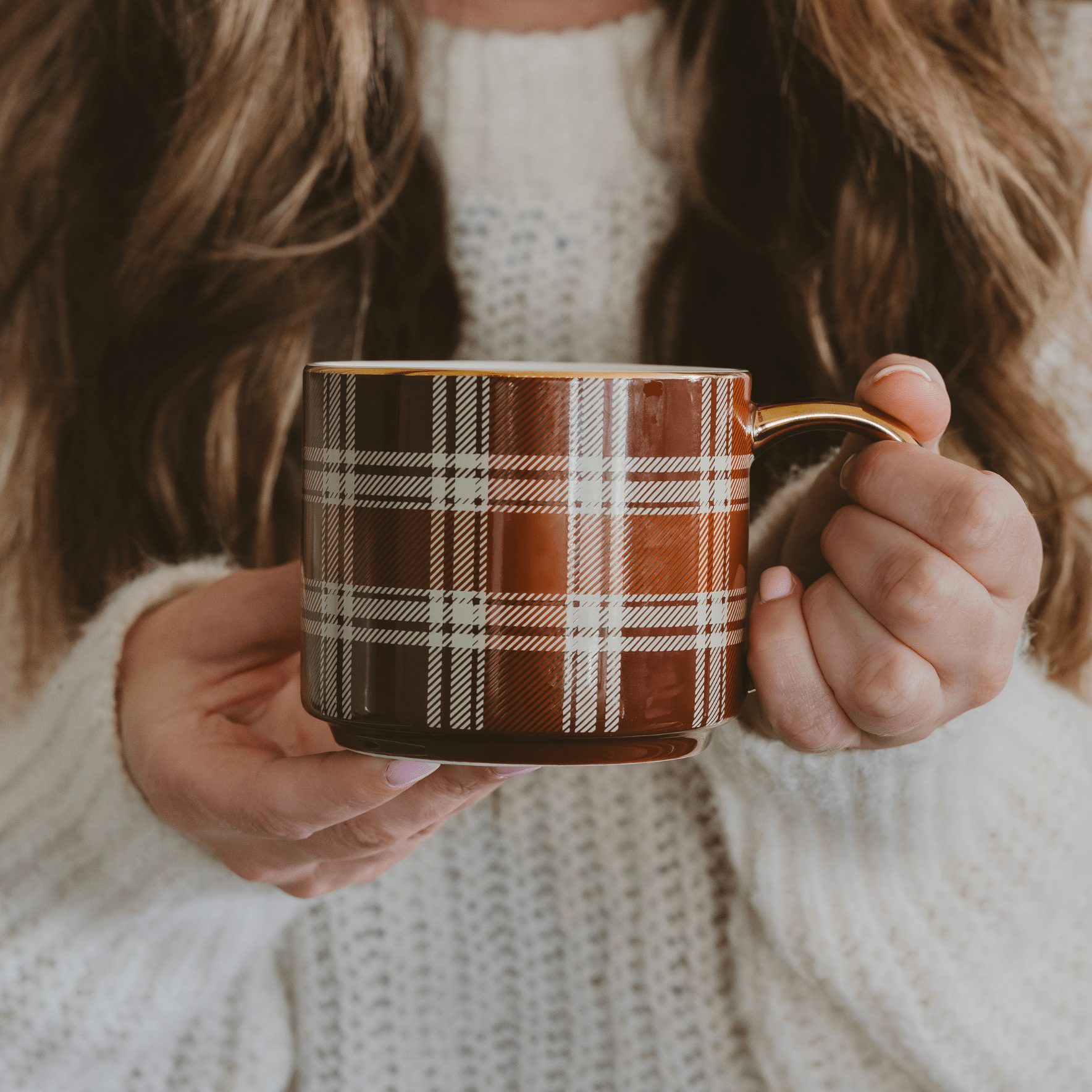 FALL PLAID COFFEE MUG - Shannan Bower Home