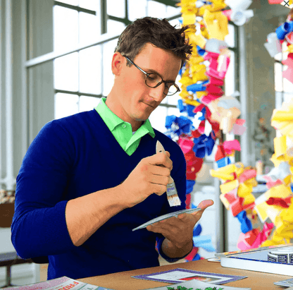 BUTTERFLY DECOUPAGE GLASS TRAY product image highlighting color, material, and overall design