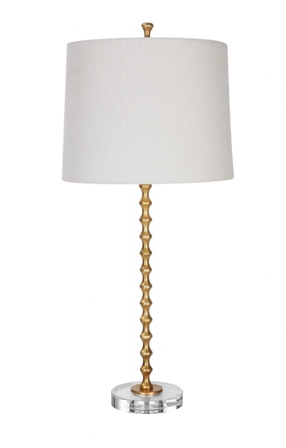 Gold Leaf Table Lamp