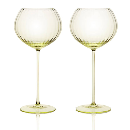 CASKATA CITRINE WINE GLASS (Set/2) -    Product image highlighting color, material, and overall design