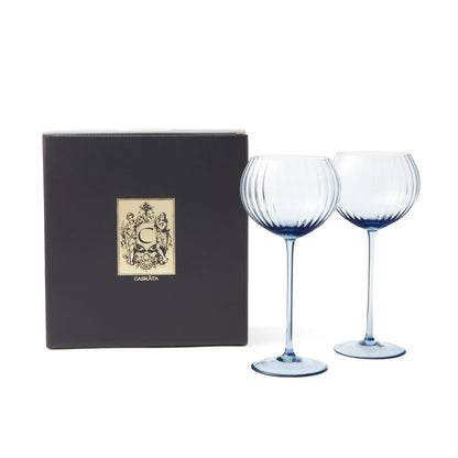 CASKATA OCEAN WINE GLASS (Set/2)   Product image highlighting color, material, and overall design