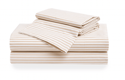 TICKING STRIPE SHEET SET -  Product image highlighting color, material, and overall design.
