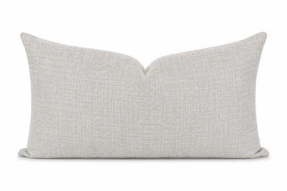 Gray pillow on a white background