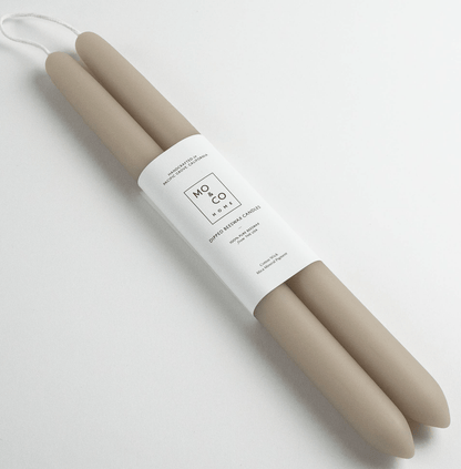 DIPPED BEESWAX TAPER CANDLE 10" product image highlighting color, material, and overall design