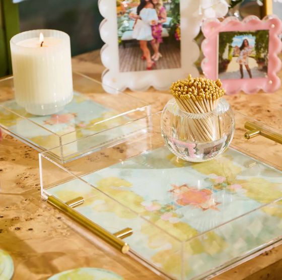 Daylight's Kiss Acrylic Tray