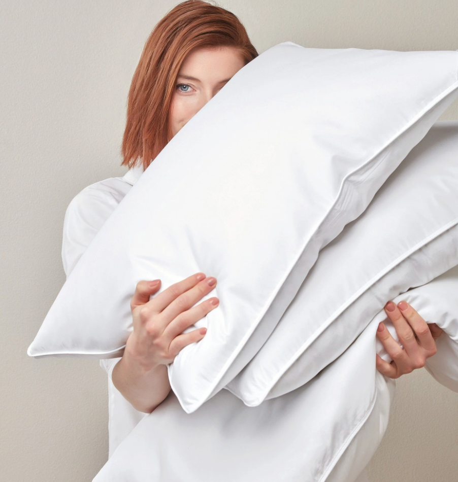 WHITE GOOSE DOWN PILLOW