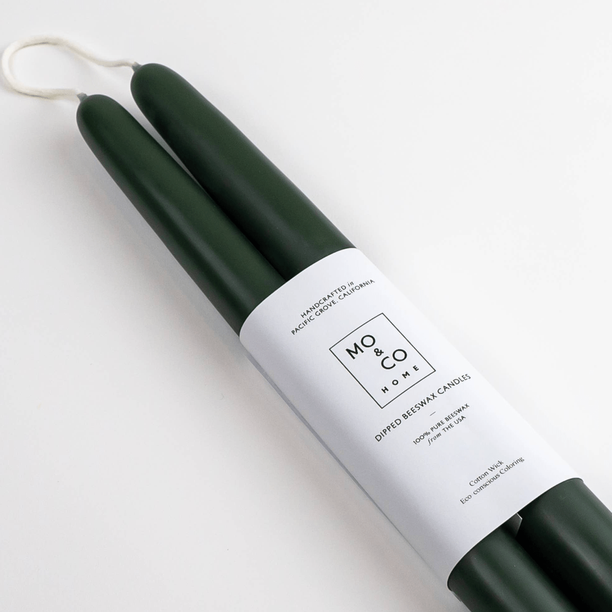 DIPPED BEESWAX TAPER CANDLE 10" - Shannan Bower Home