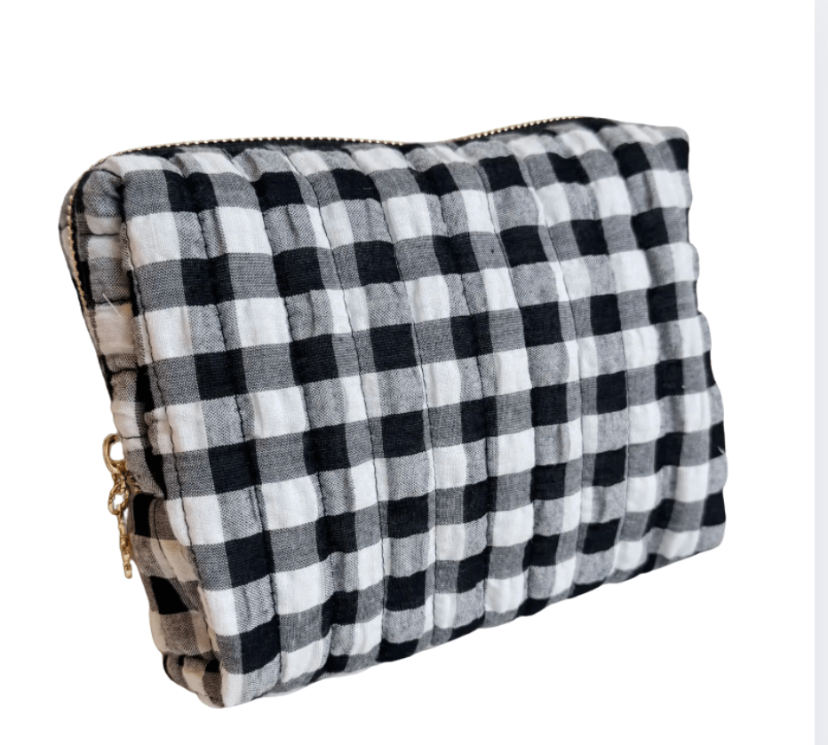 GINGHAM TOILETRY BAG - Shannan Bower Home