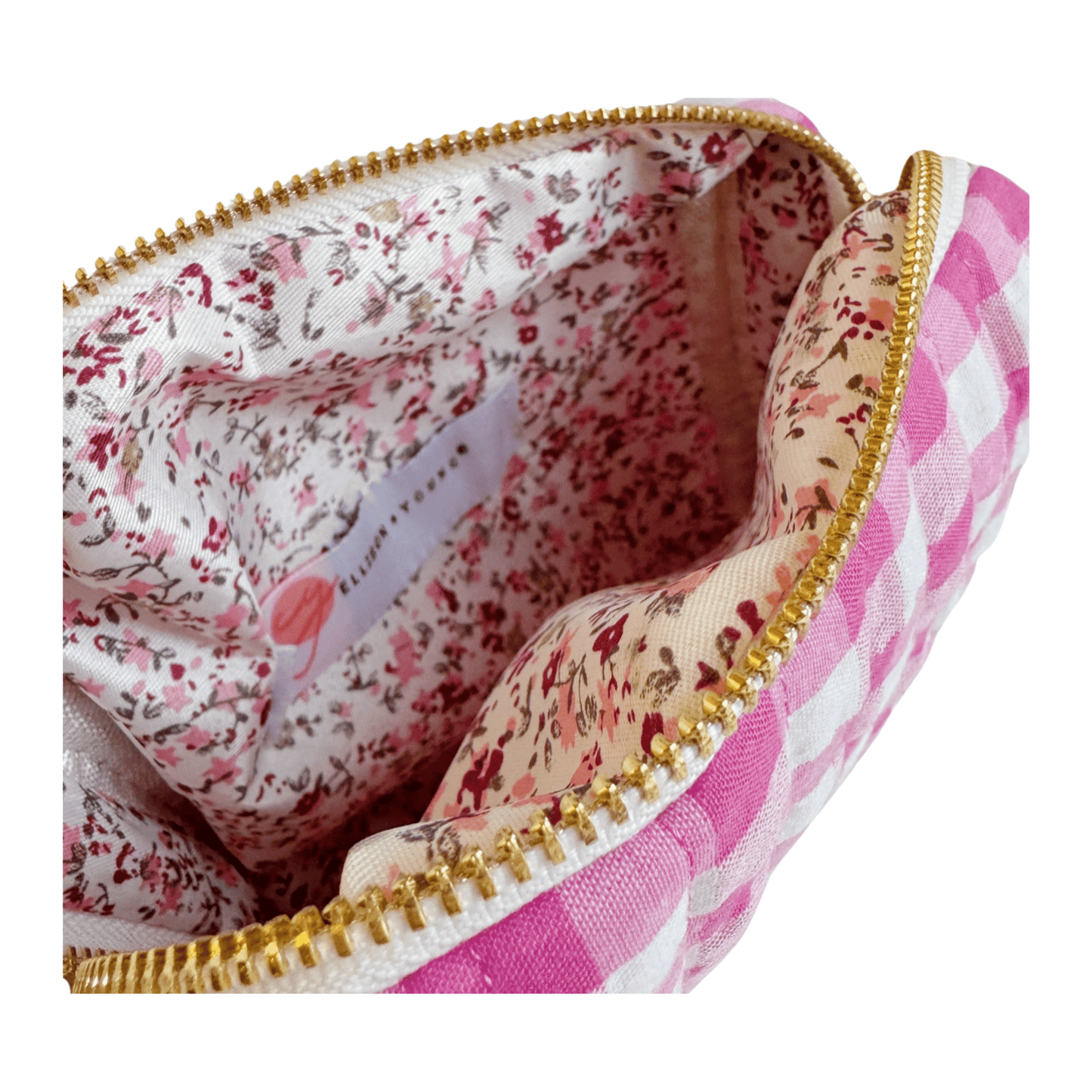 GINGHAM TOILETRY BAG - Shannan Bower Home