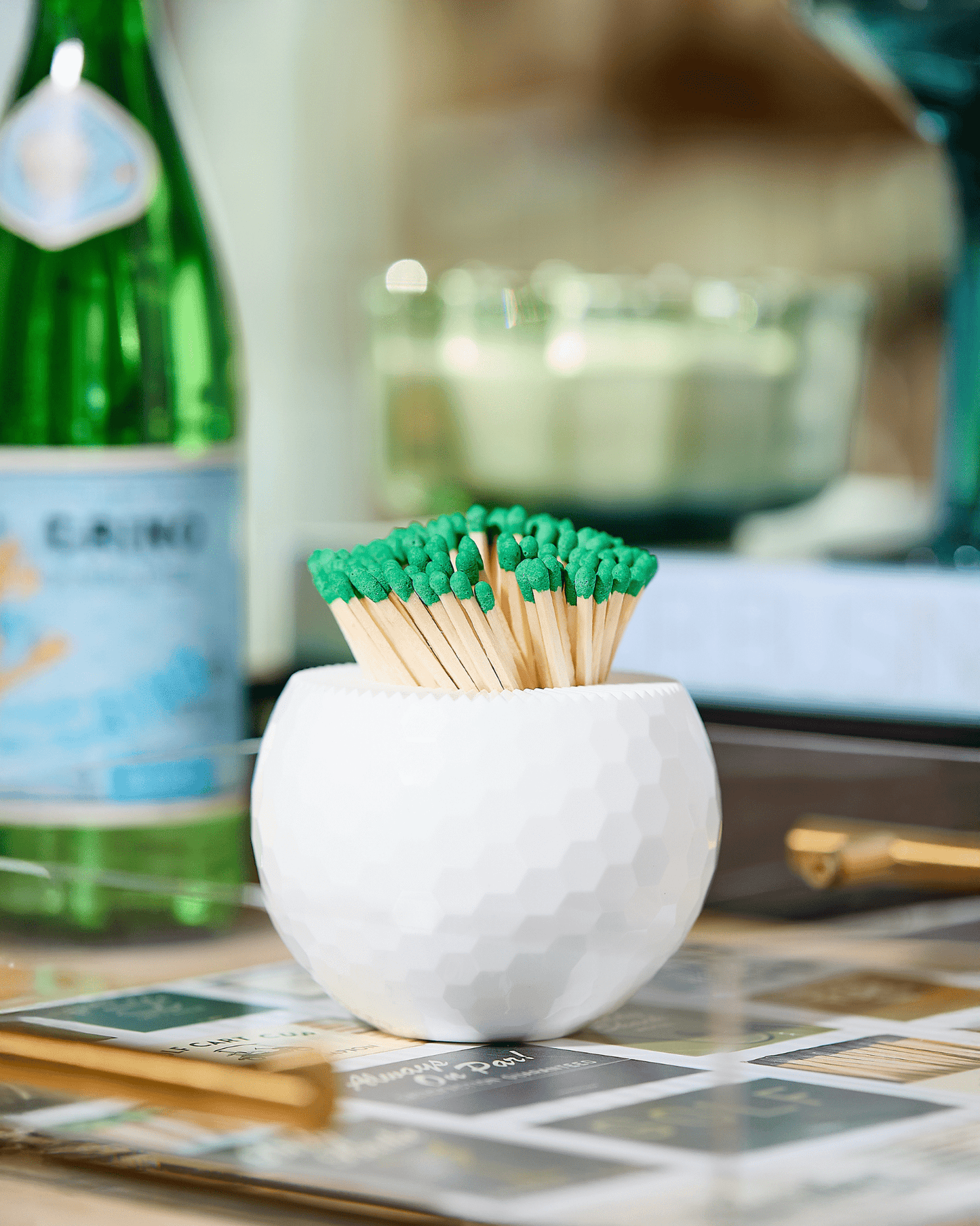 GOLF MATCH STRIKER | Green - Product image highlighting color, material, and overall design. Bower Home