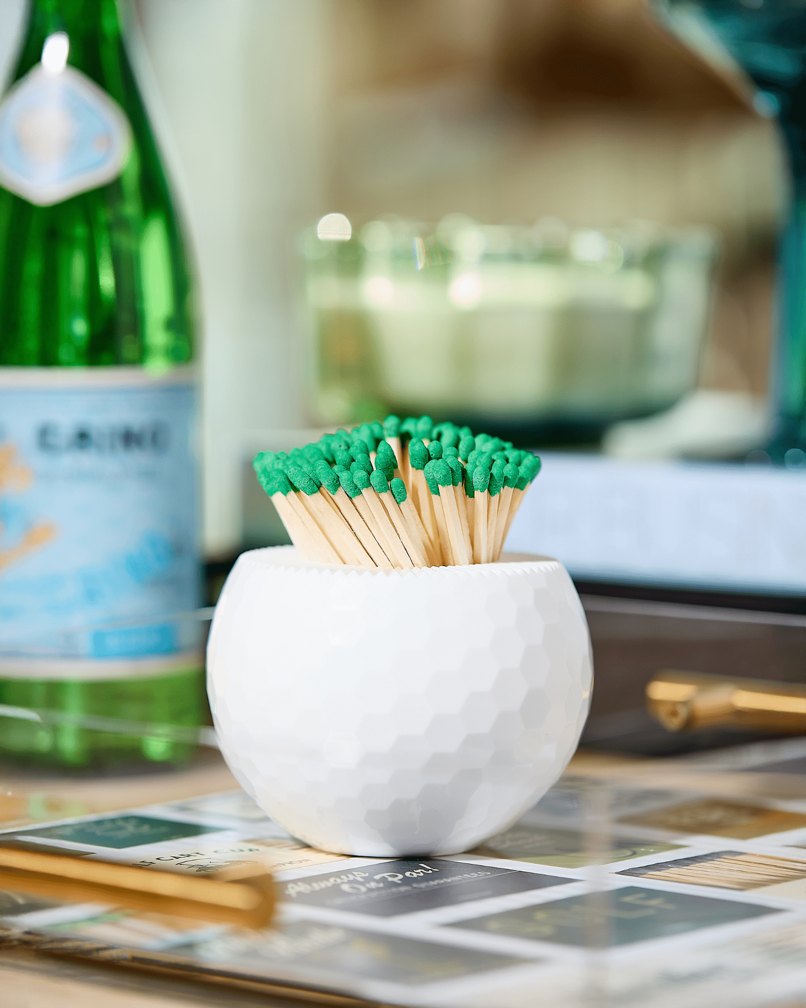 GOLF MATCH STRIKER | Green - Product image highlighting color, material, and overall design. Bower Home