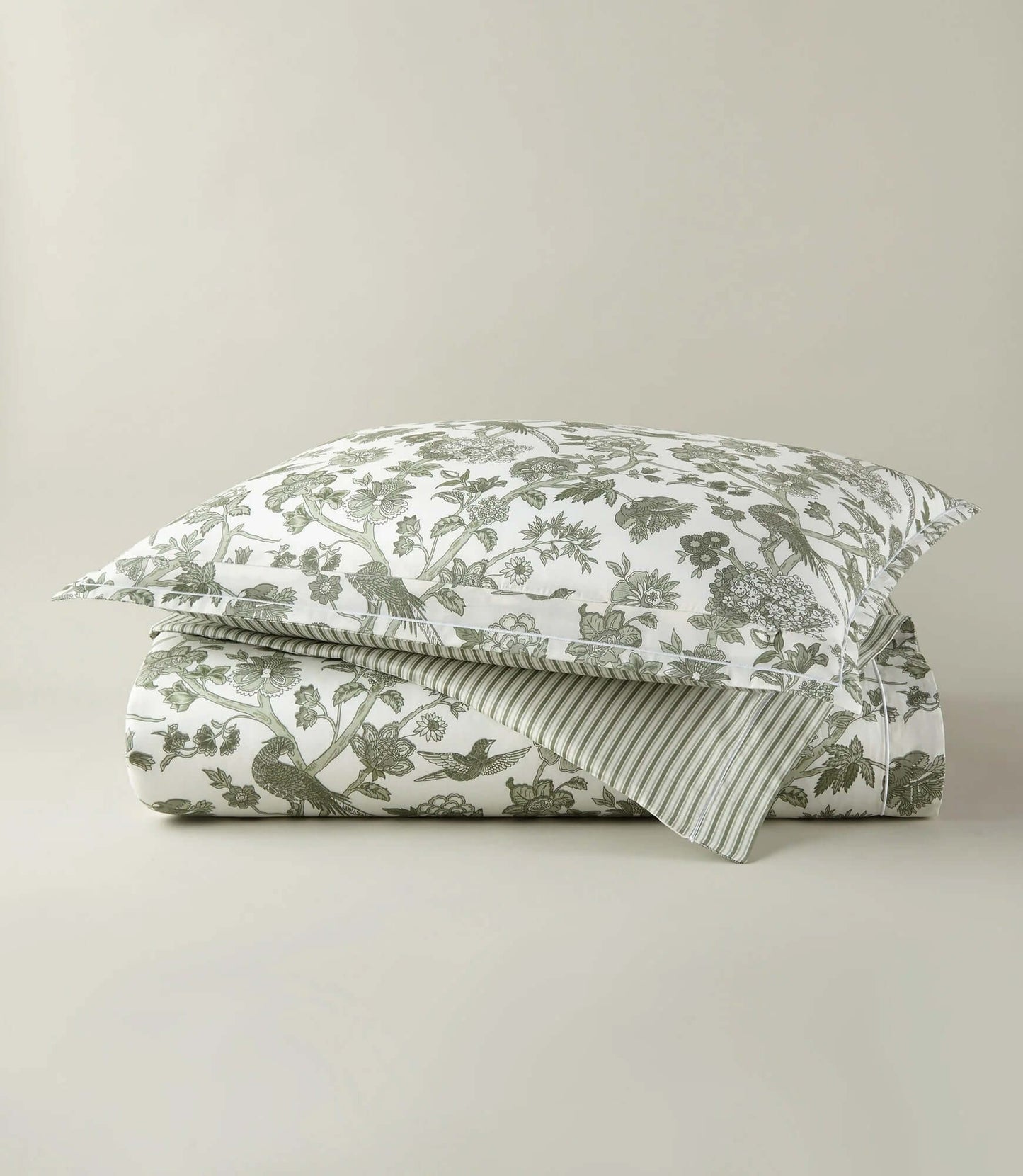 Reversible Duvet Set The Highgrove – botanical toile side