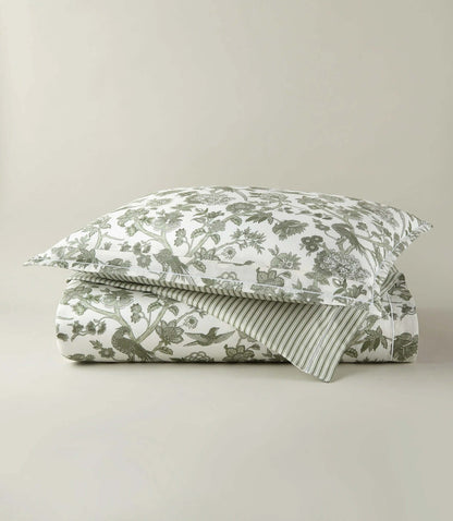 Reversible Duvet Set The Highgrove – botanical toile side