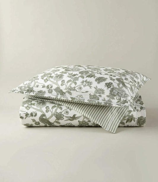 Reversible Duvet Set The Highgrove – botanical toile side