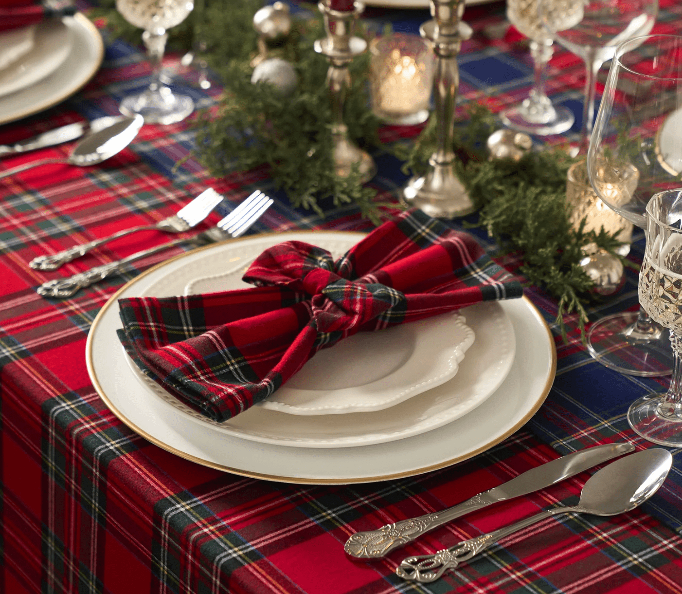 IMPERIAL TARTAN TABLECLOTH - Shannan Bower Home