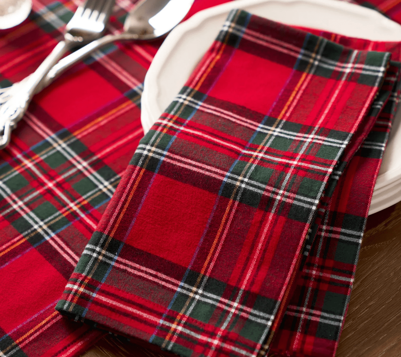 IMPERIAL TWILL TARTAN NAPKIN - (S/4) - Shannan Bower Home