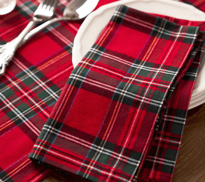 IMPERIAL TWILL TARTAN NAPKIN - (S/4) - Shannan Bower Home