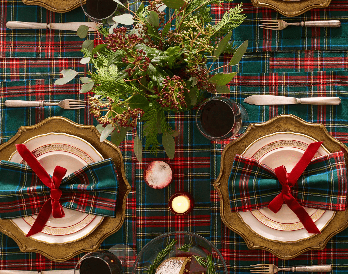 KENSINGTON TARTAN TABLECLOTH - Shannan Bower Home