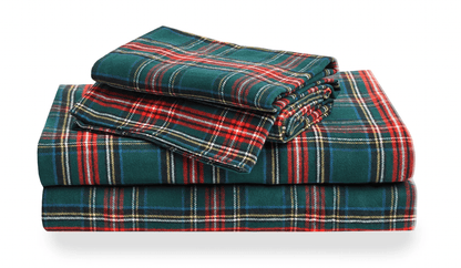 FLANNEL SHEET SETS - TARTAN - Shannan Bower Home