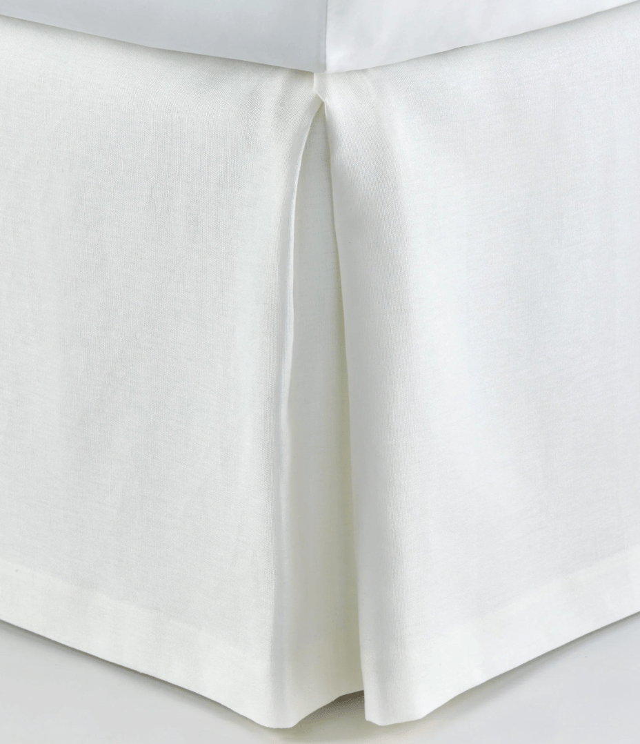 MANDALAY TAILORED LINEN BEDSKIRT product image highlighting color, material, and overall design