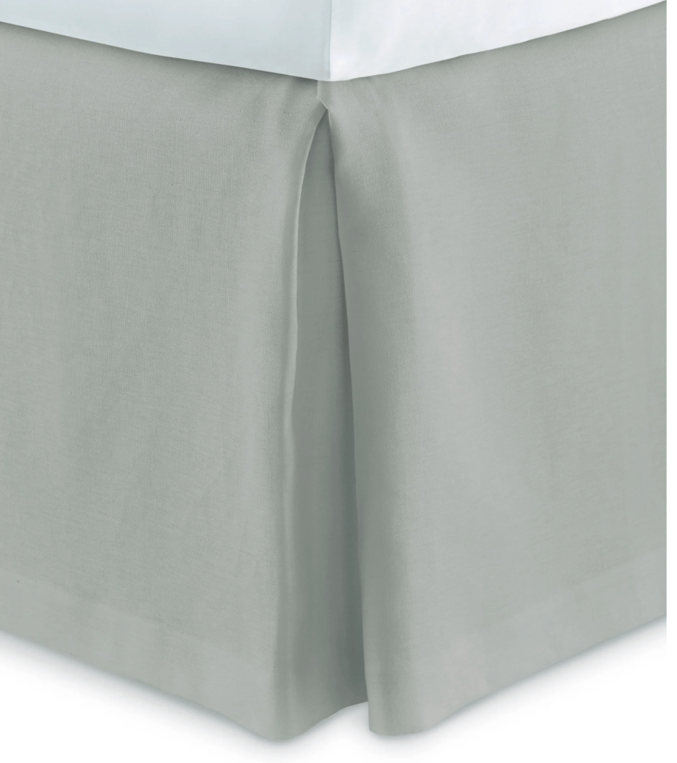 MANDALAY TAILORED LINEN BEDSKIRT product image highlighting color, material, and overall design