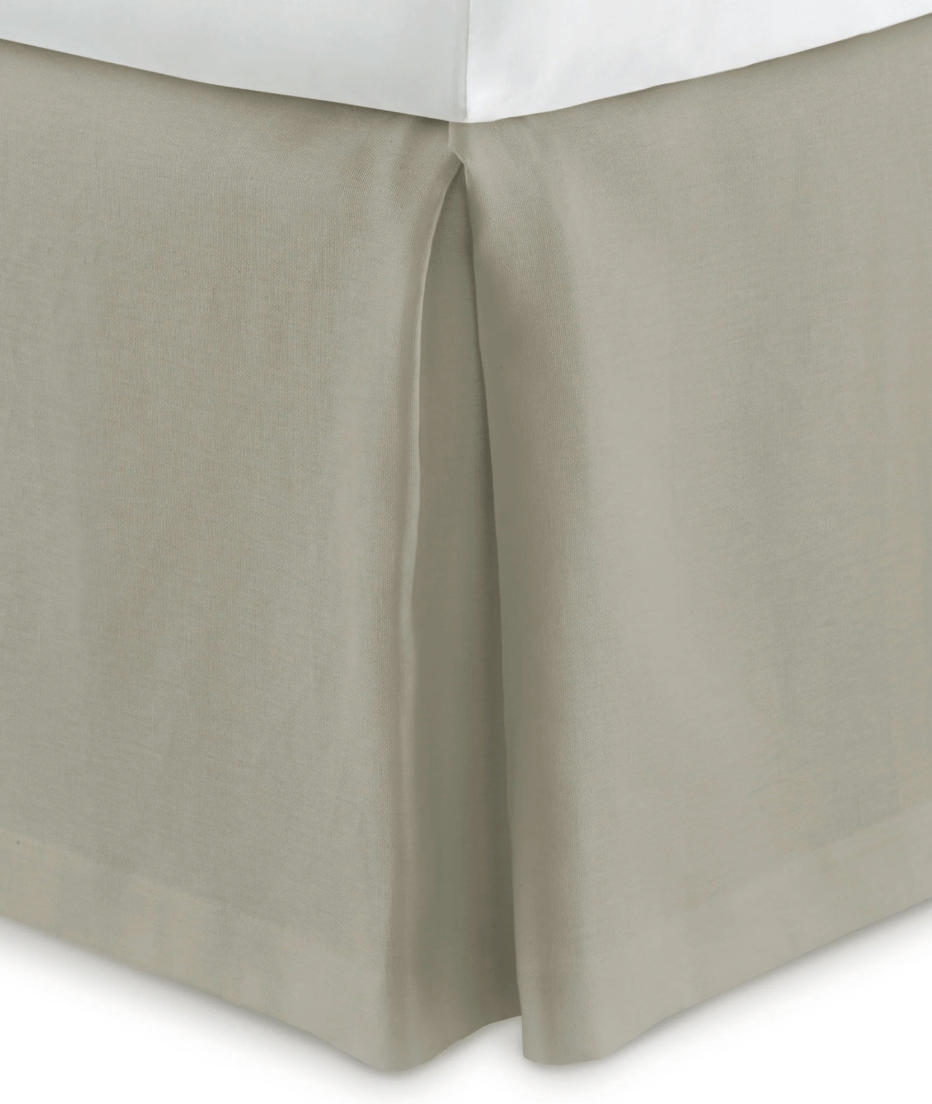 MANDALAY TAILORED LINEN BEDSKIRT product image highlighting color, material, and overall design