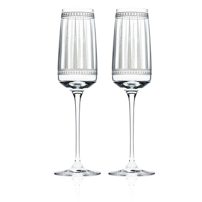 MARRAKECH CHAMPAGNE GLASS (Set/2)   Product image highlighting color, material, and overall design