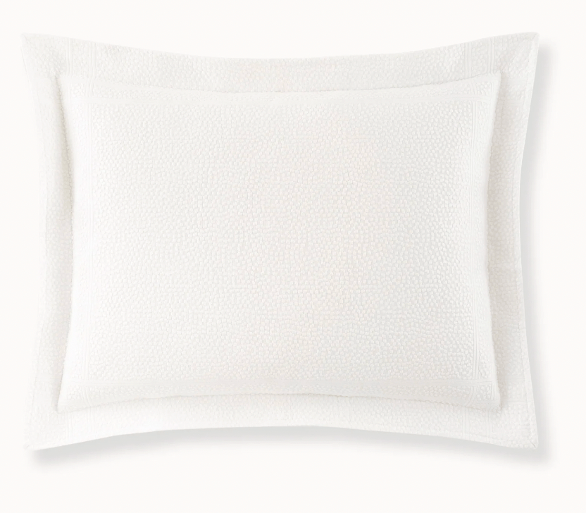 MONTAUK MATELASSE SHAM product image highlighting color, material, and overall design
