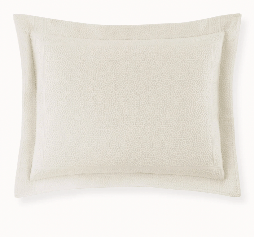 MONTAUK MATELASSE SHAM product image highlighting color, material, and overall design